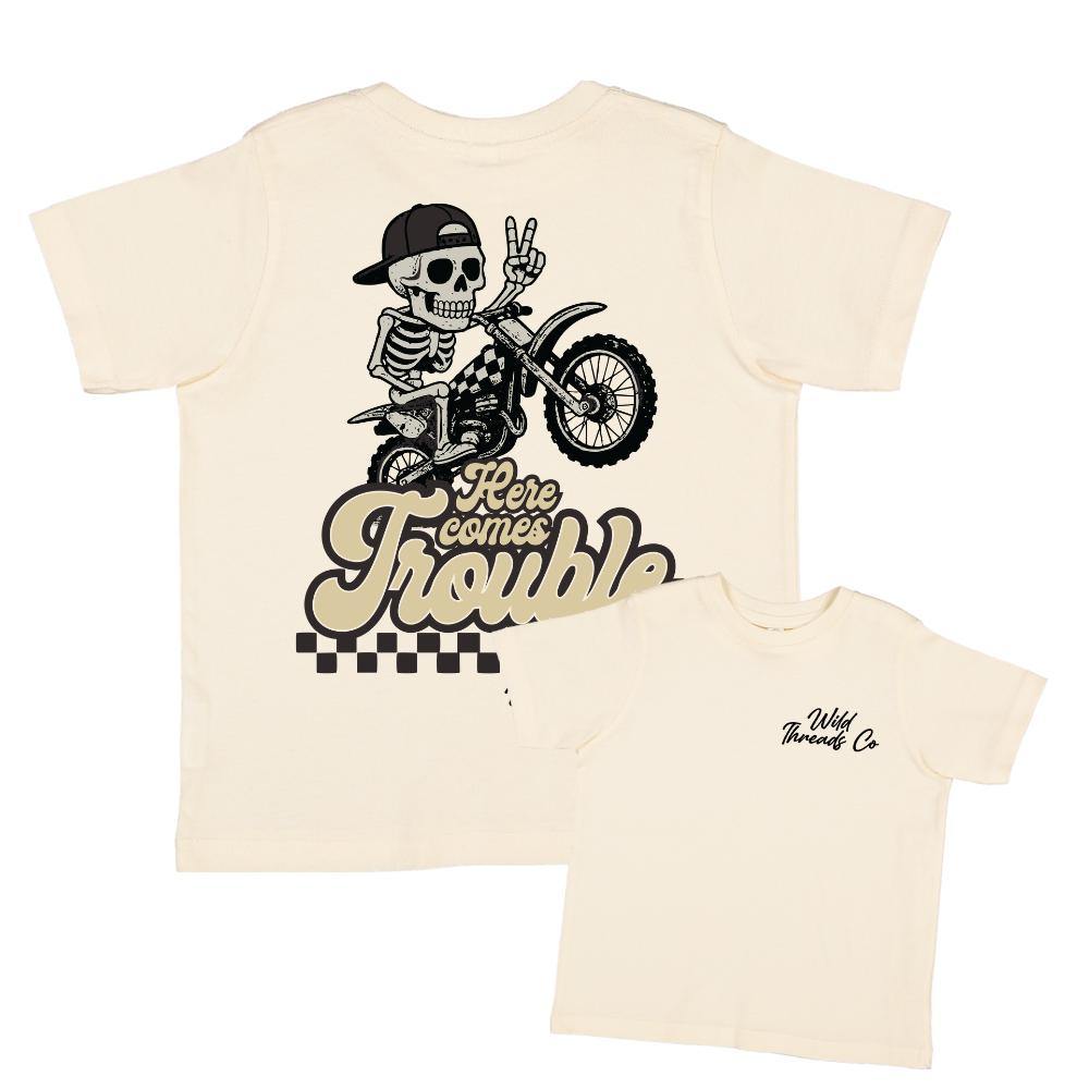 Here Comes Trouble Tee: Chill / S (6/8)