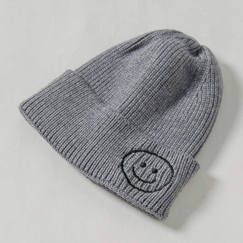 Unisex Baby Beanie/ Knitted Hat- Gray