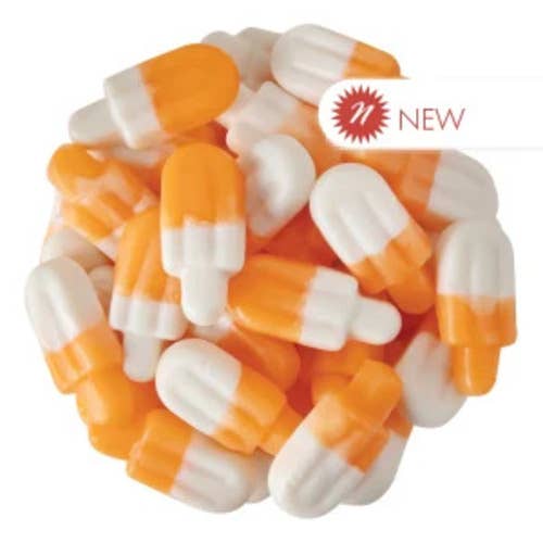 Clever Candy Popsicle Gummy Orange & Cream 5 lb