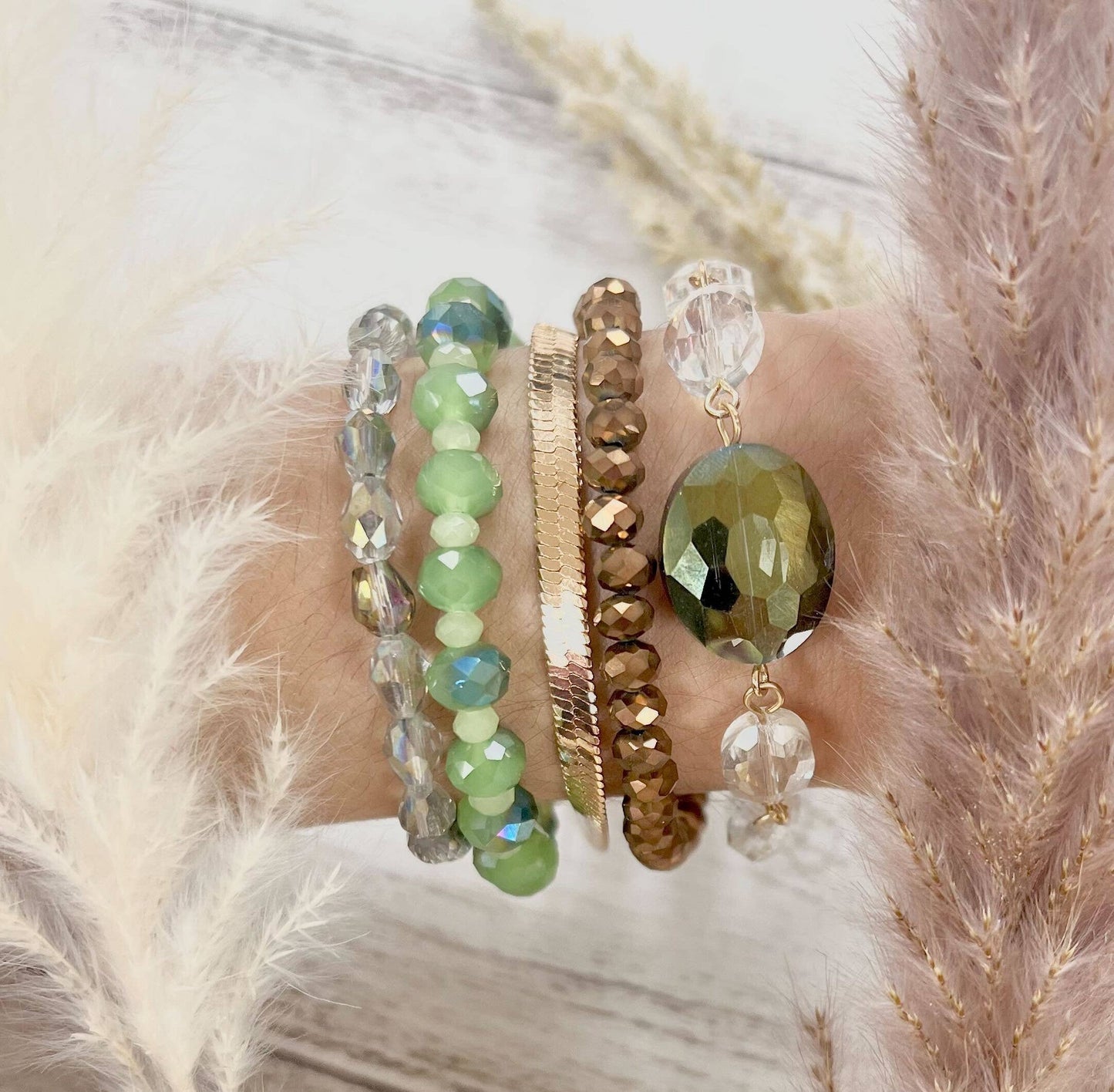 Harmony in Layers: Multi Strand Bracelet Delight: Multi / One Size