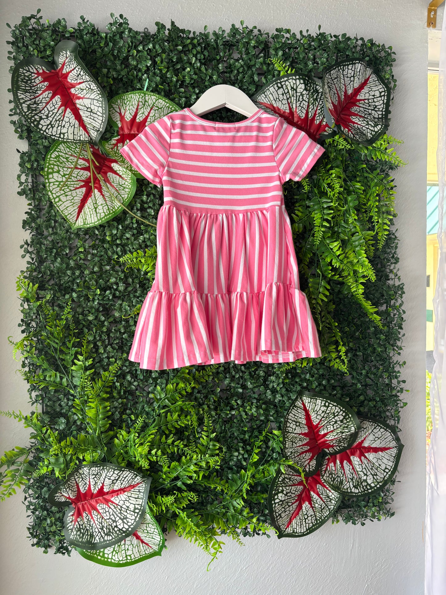 Pink Lemonade Striped Twirl Dress: 2 years old