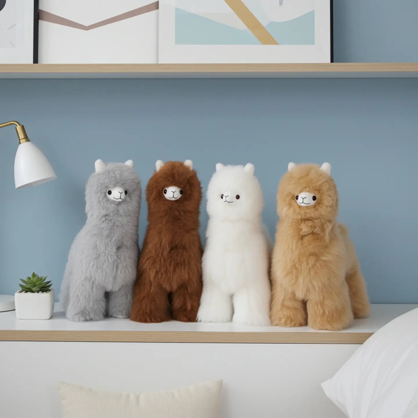 7" Micro Alpaca Stuffed Animal