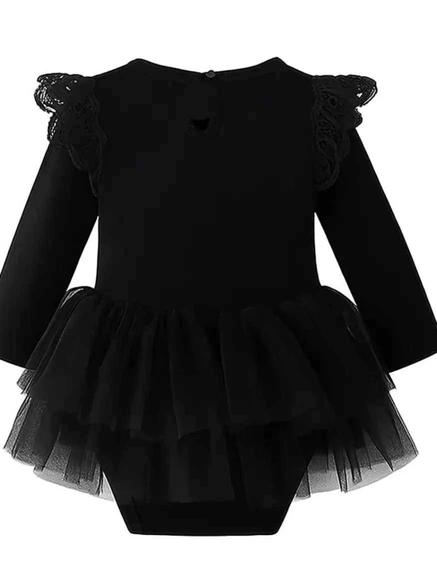 Black Ruffle Tutu Romper
