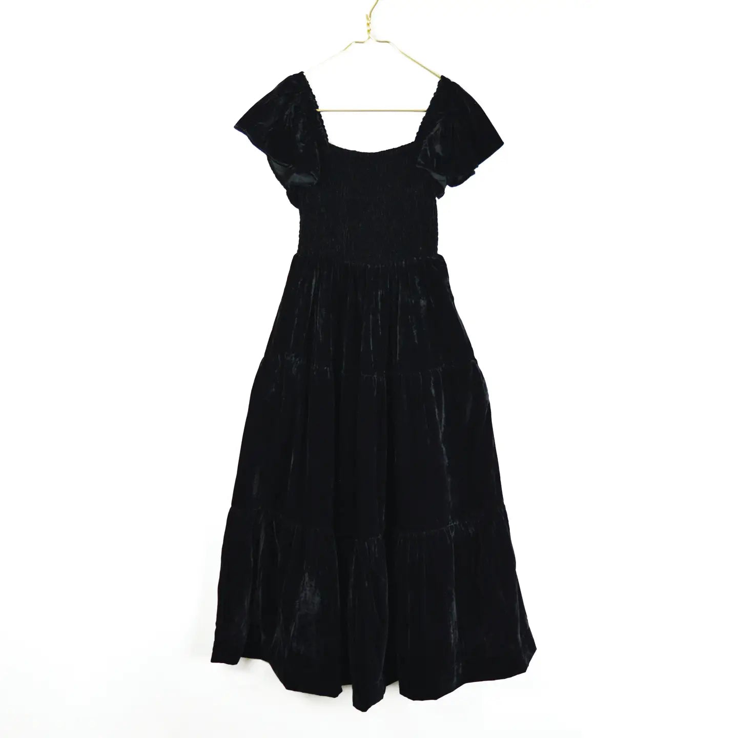 Women's Velvet Smocked Dress