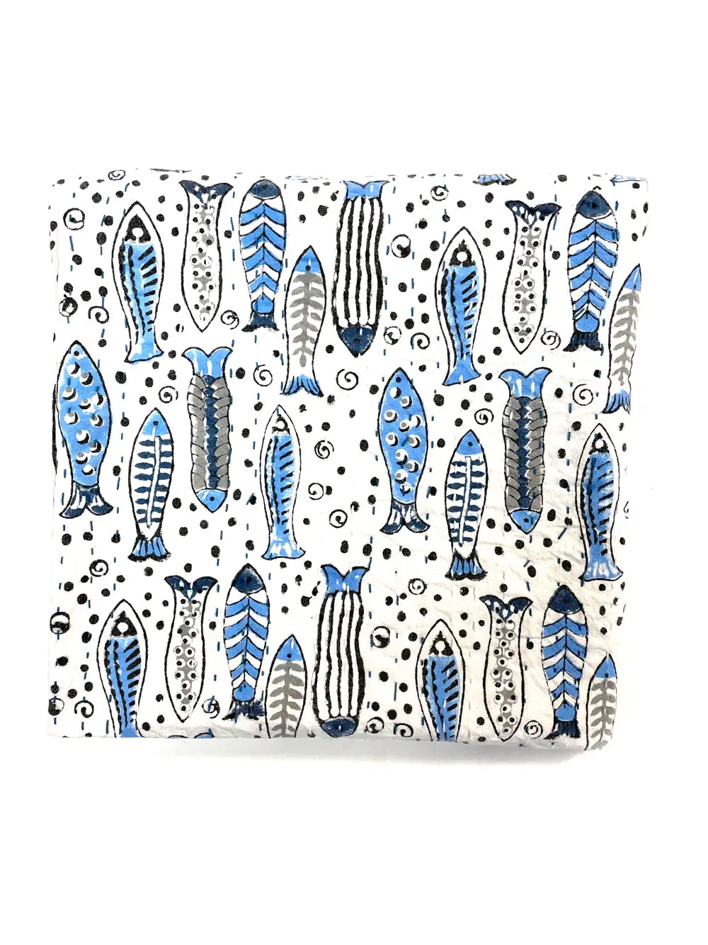 Block Printed Kantha Blanket