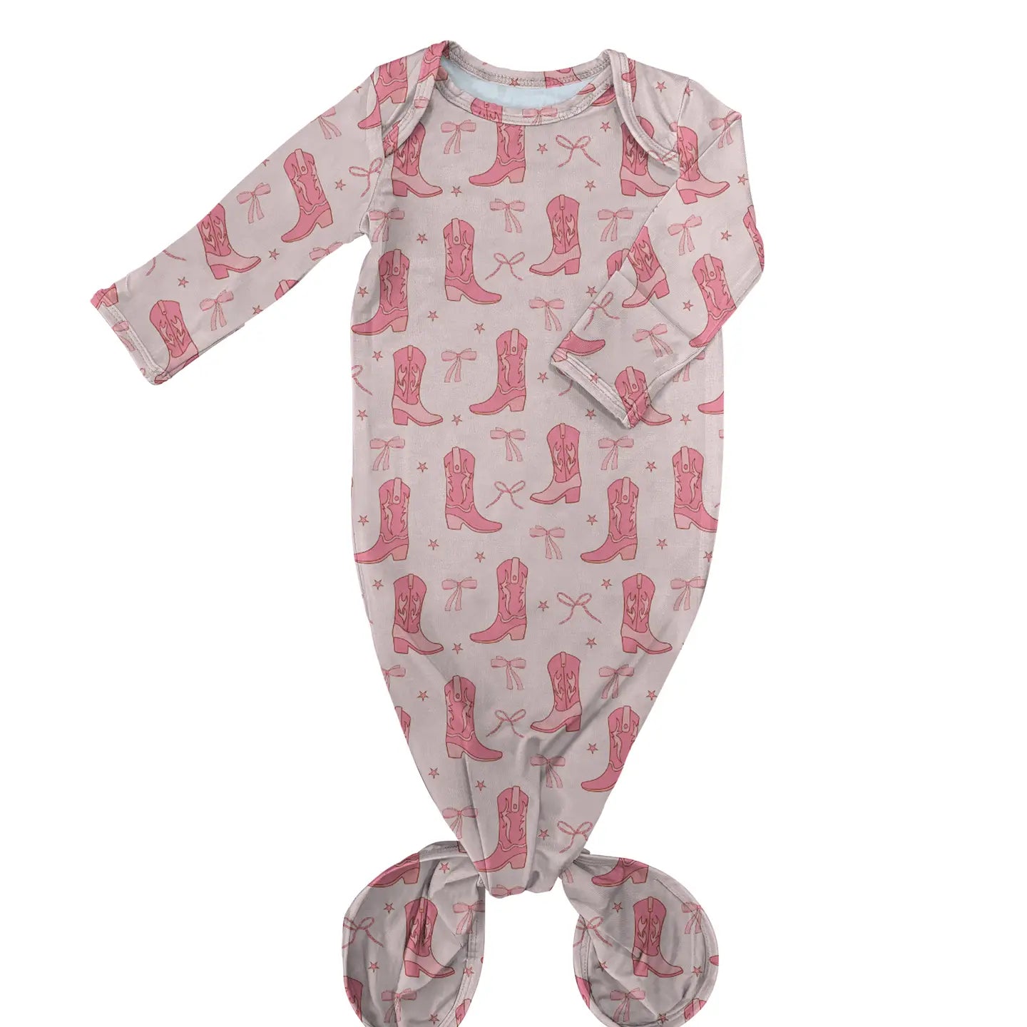 Cowgirl Boots & Bows Knotted Gown