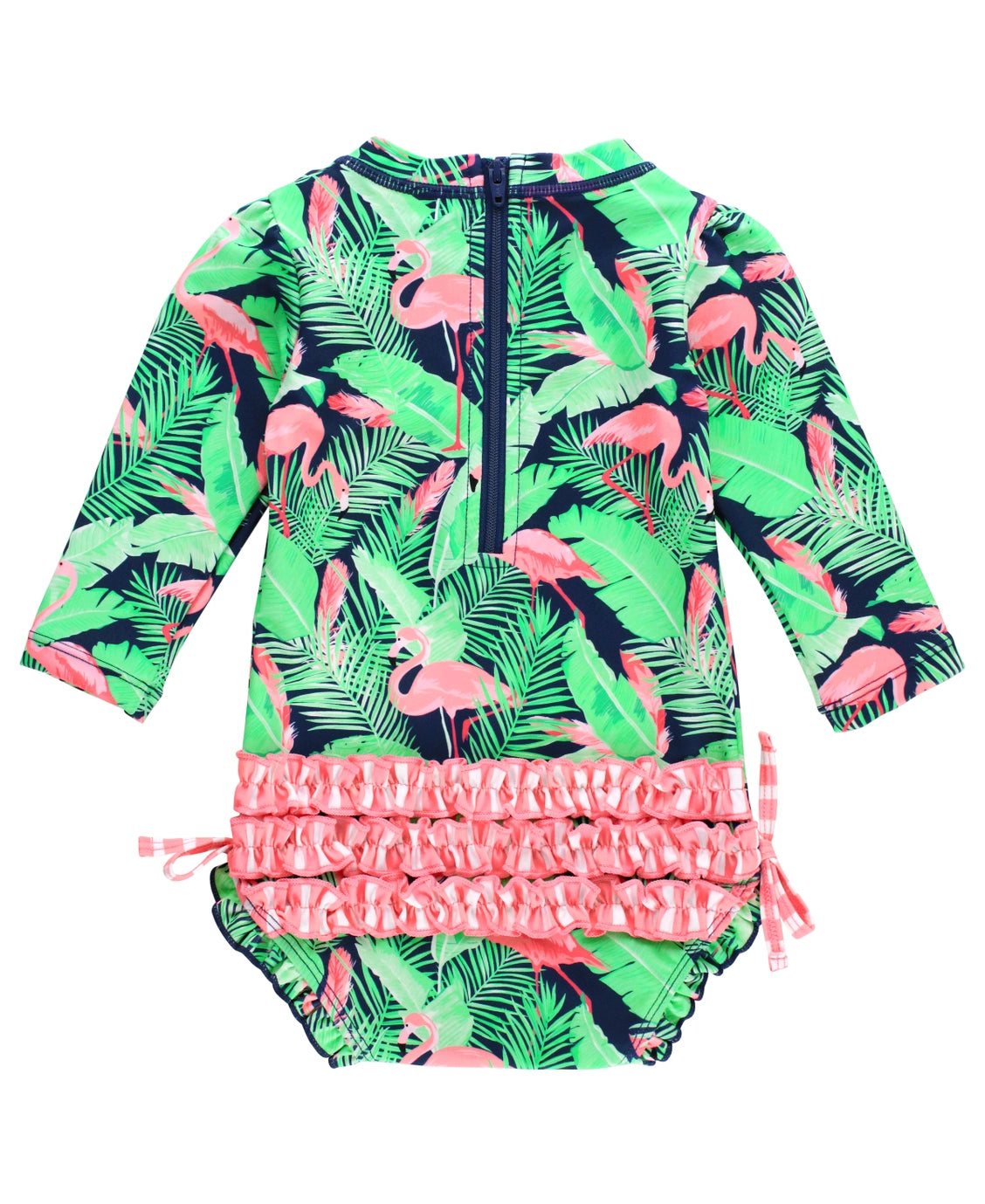 Flamingo Frenzy 1 Pc Rash Guard