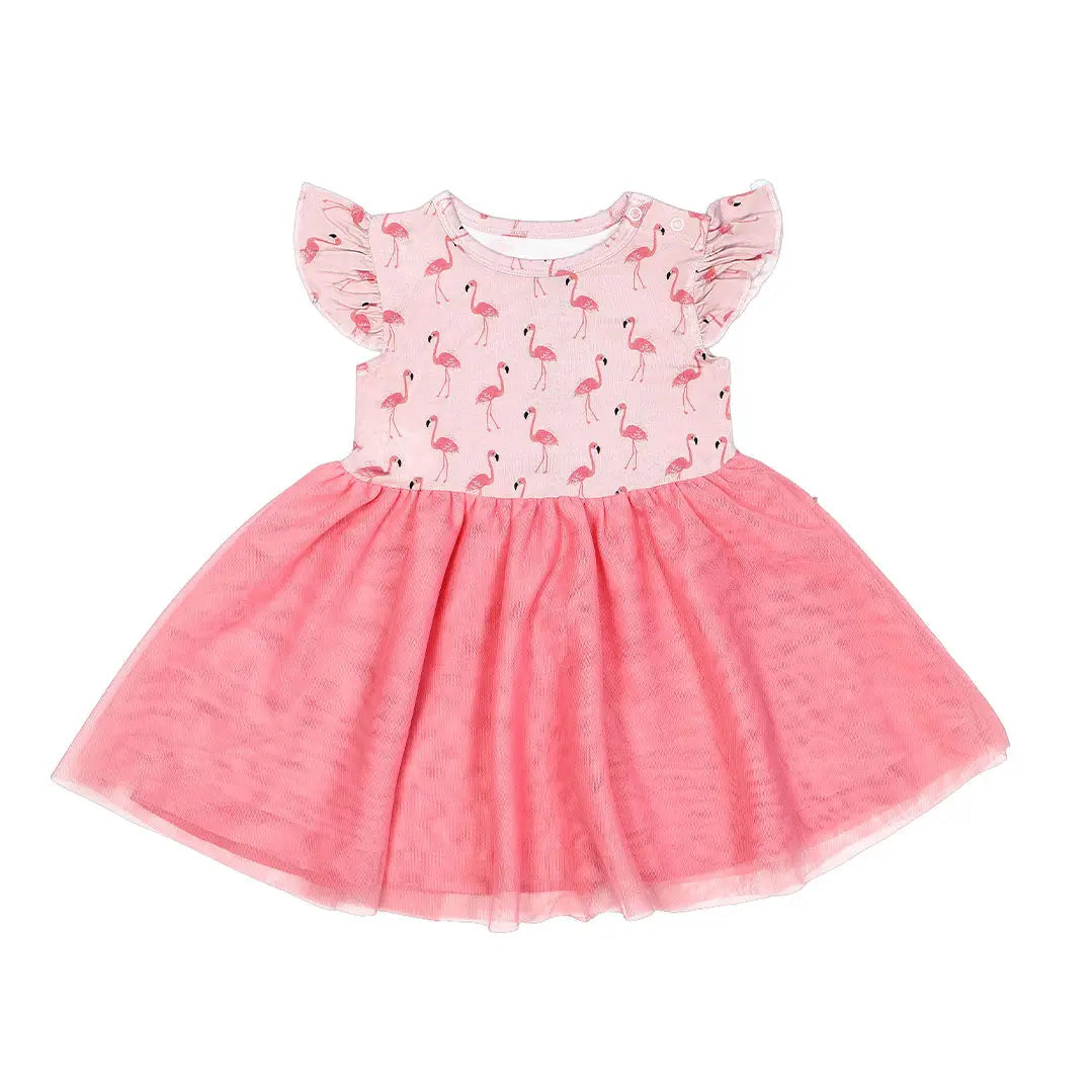 Flamingos Tulle Dress