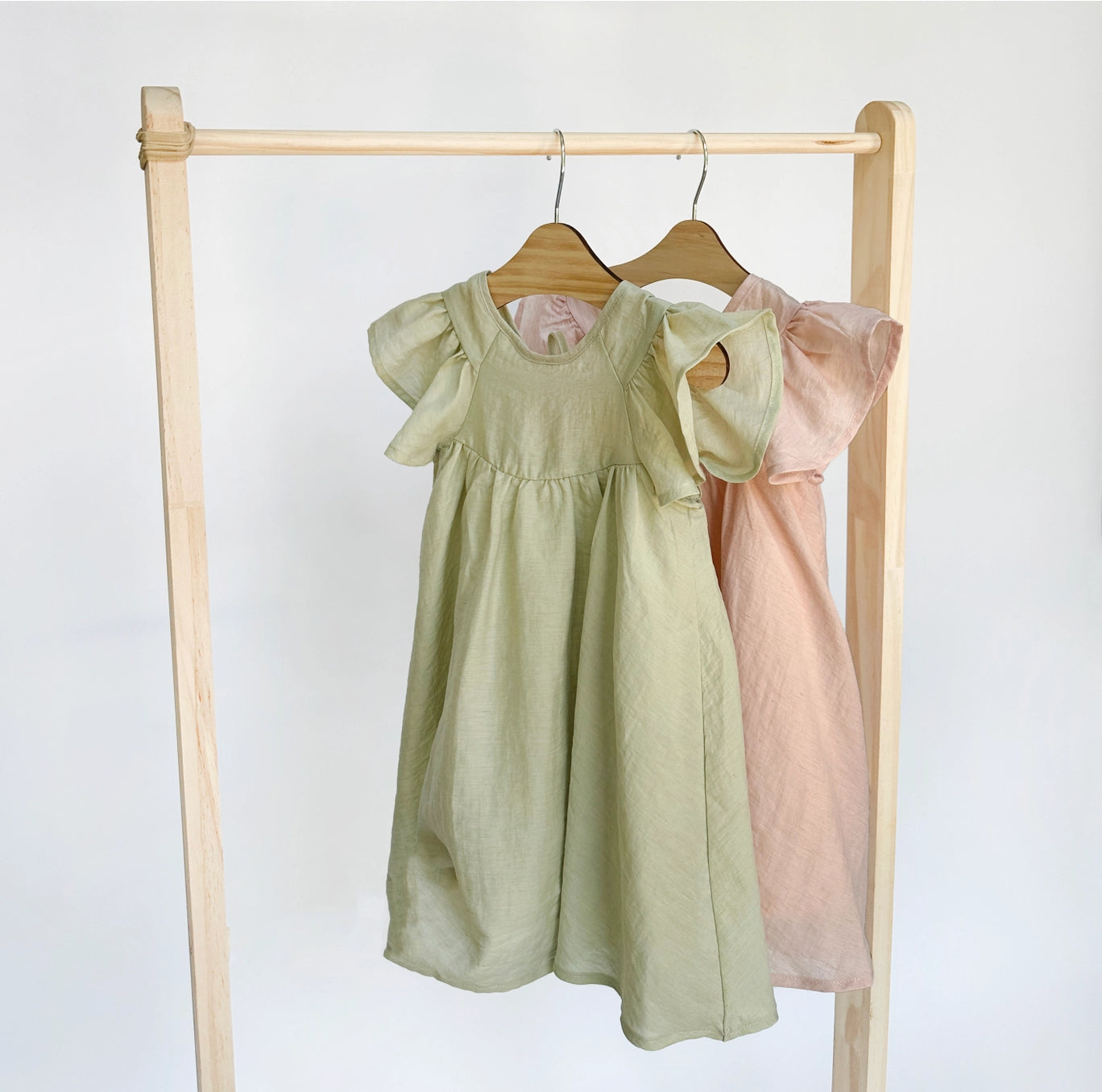 Flutter Sleeve Whimsical Petal Dress |Fiona