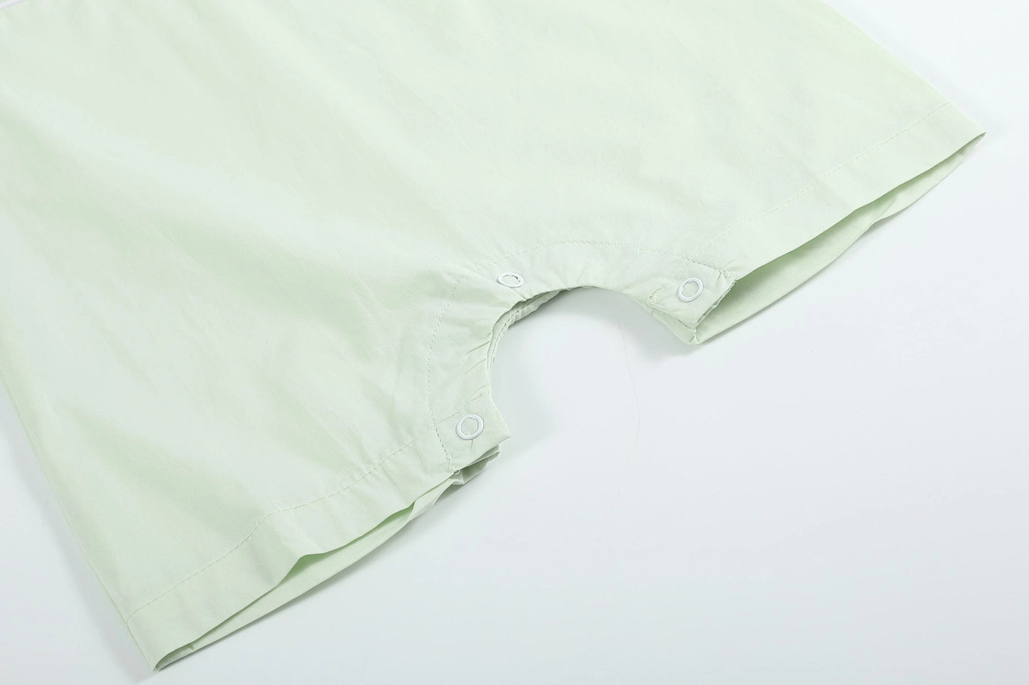 Honeydew Bunny Smocked Shortalls