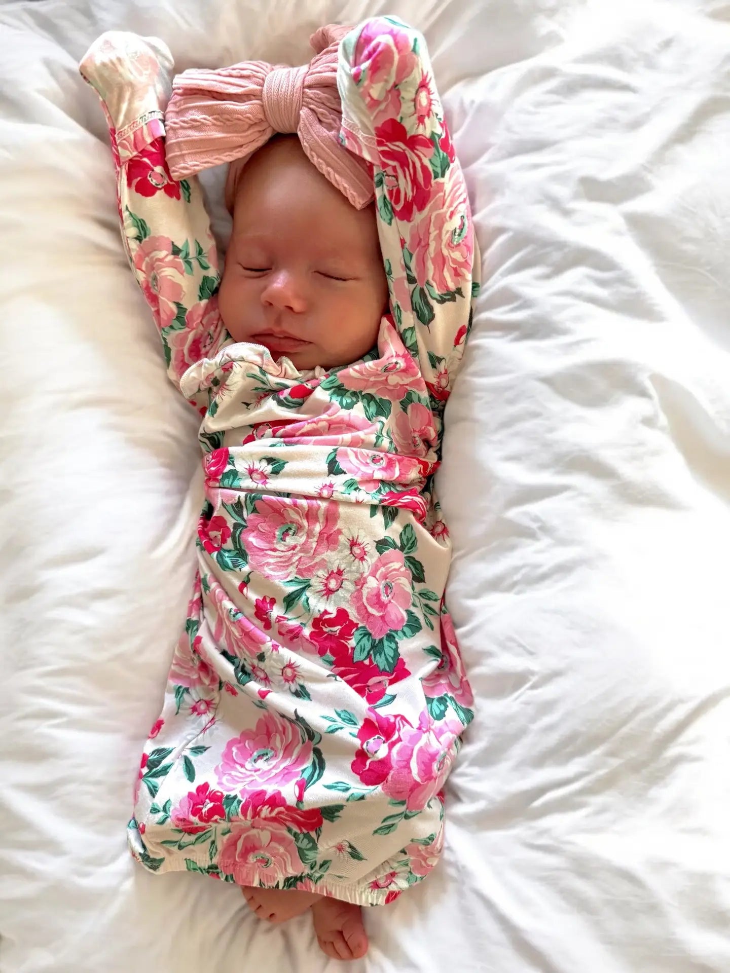 Kimono Gown, Pink Splendor
