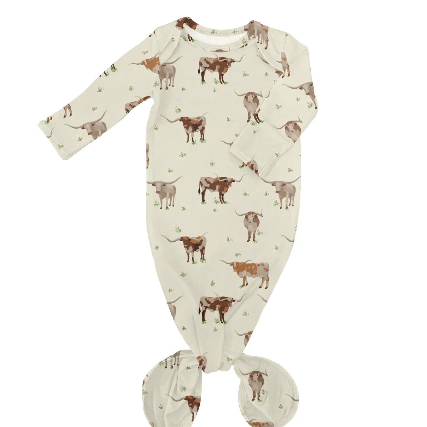 Longhorns Knotted Gown