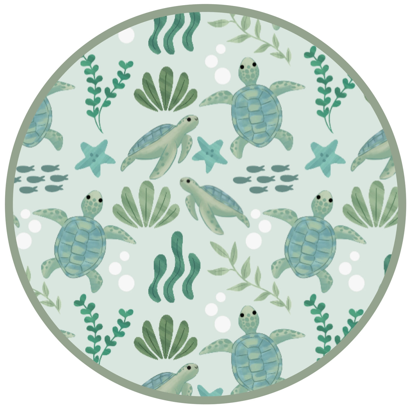 Sea Turtles Baby Shortie Romper