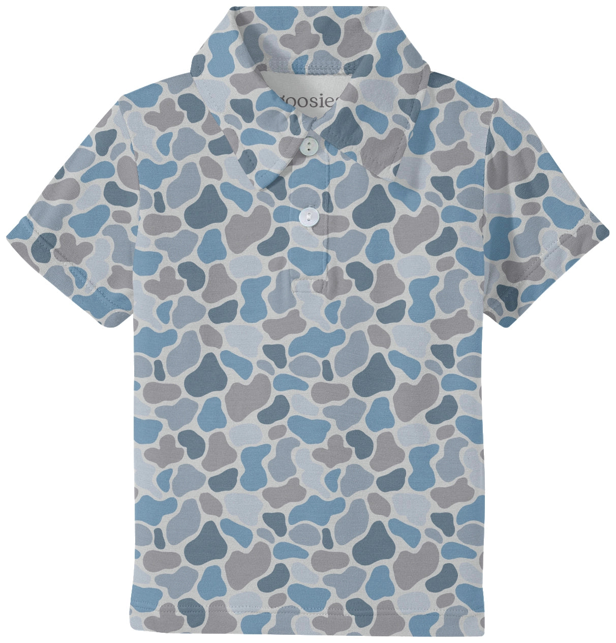 Watercolor Camo Ss Polo Shirt