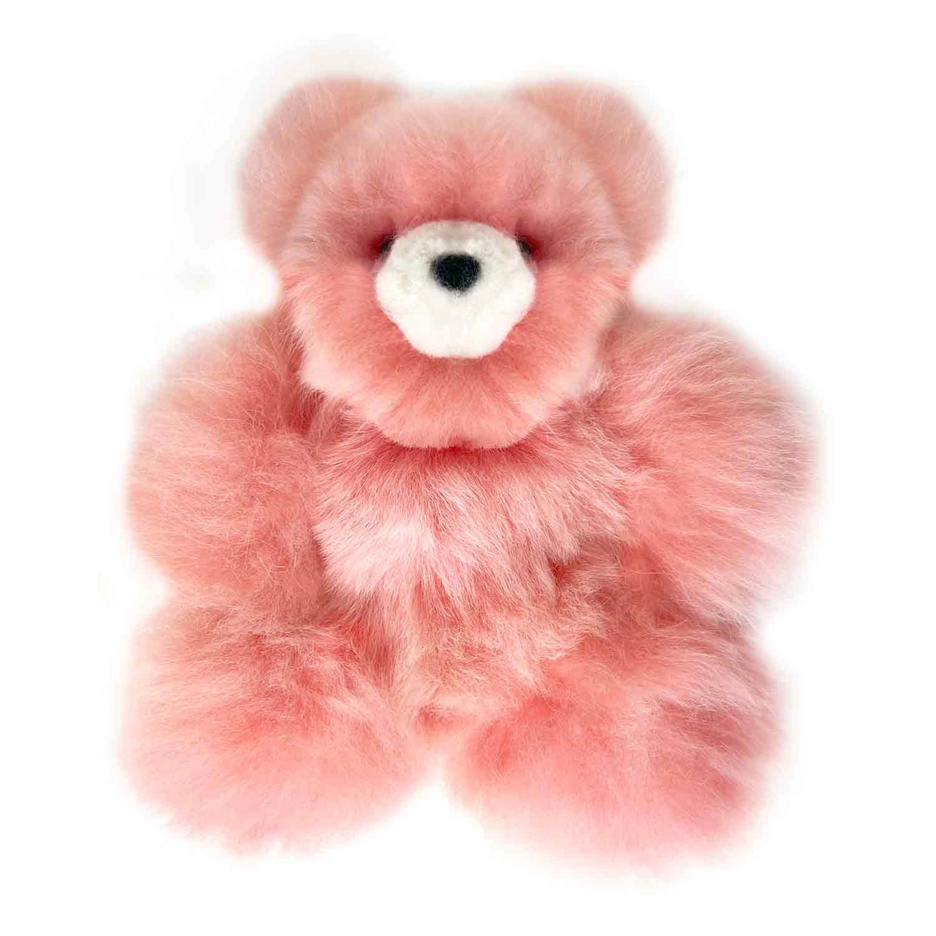 10" Alpaca Fur Bear Pink or Blue