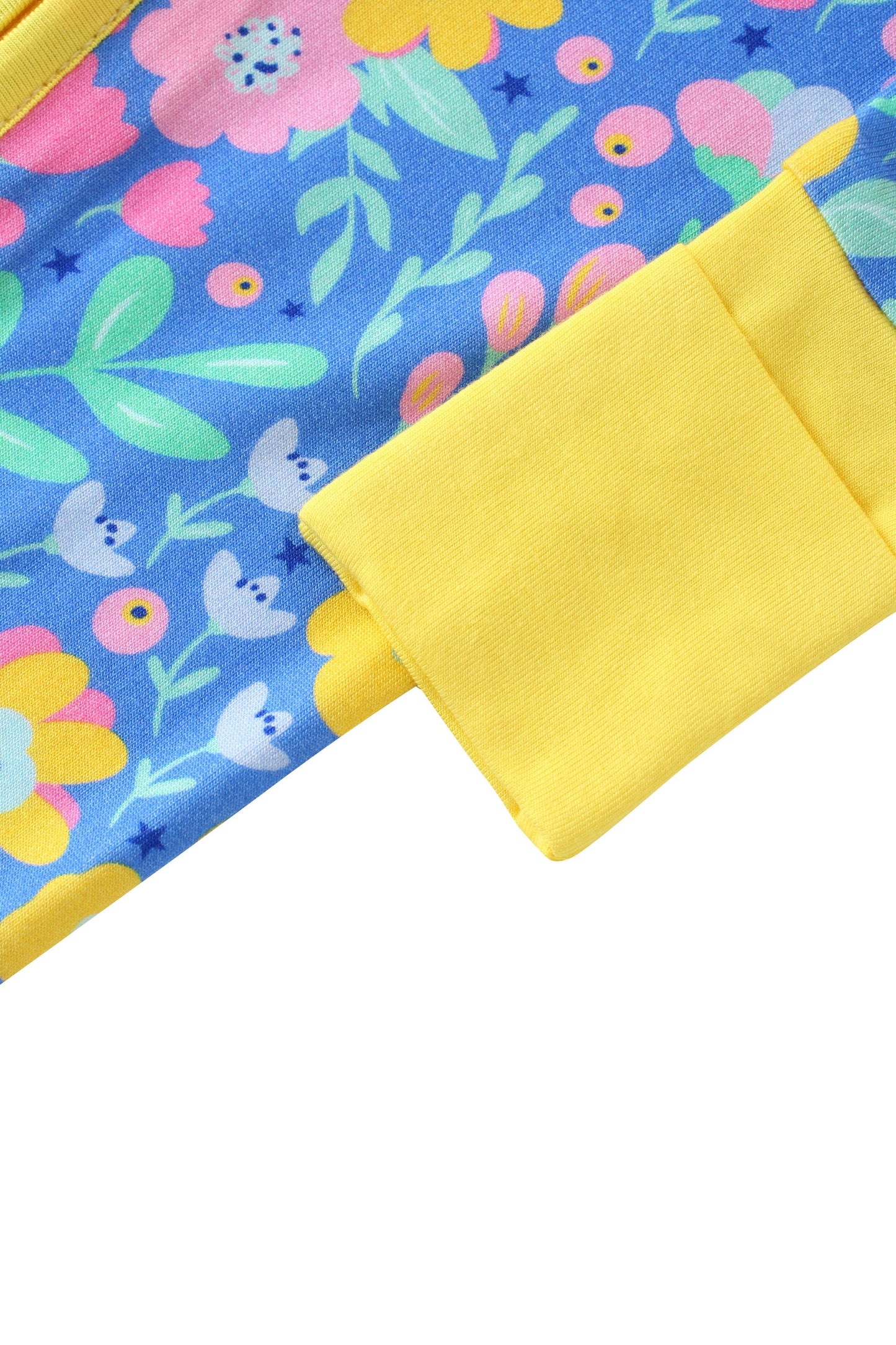 Posh TOT Sunny Blooms Bamboo Baby Convertible Zippy Romper: 18-24M