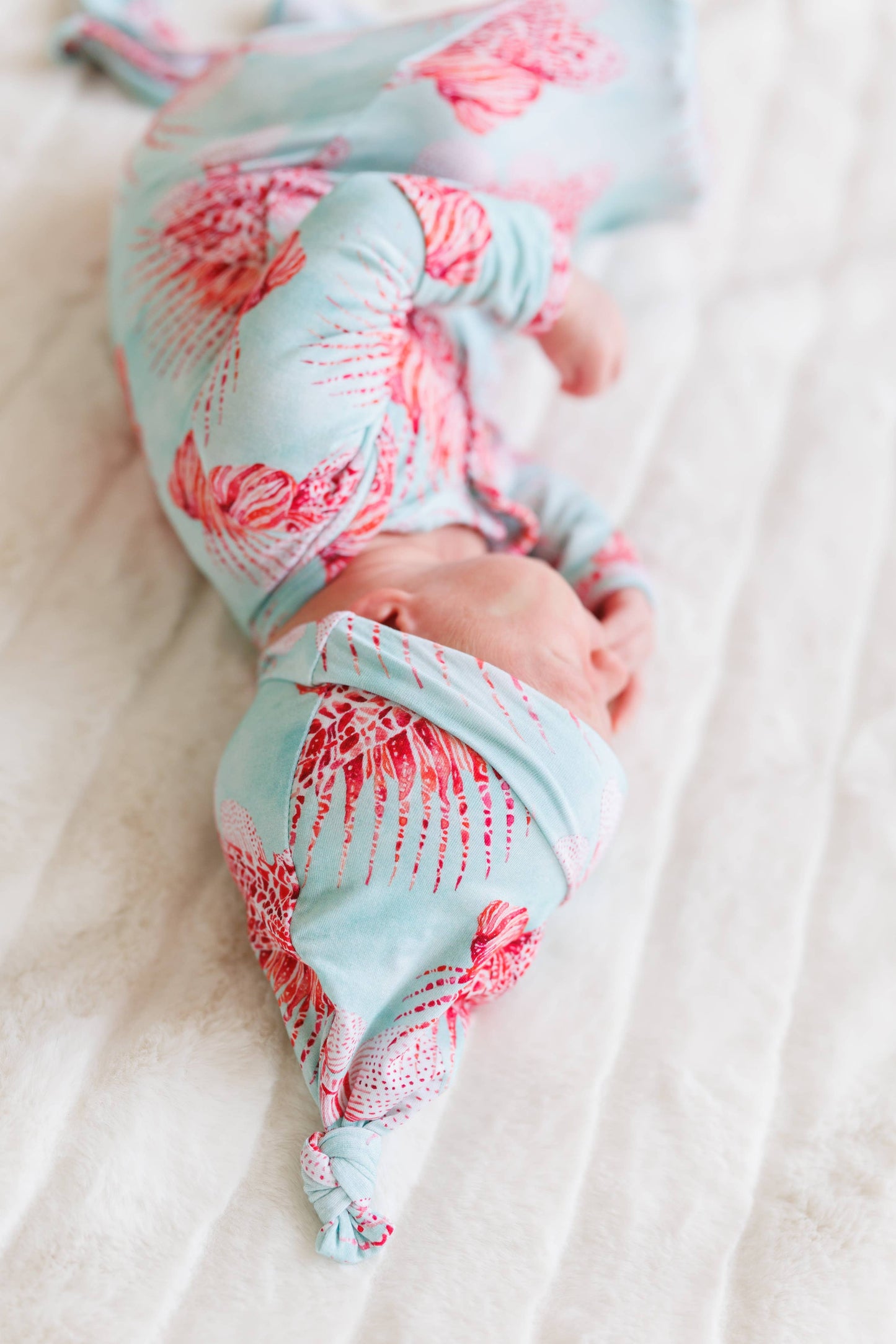 Lionfish Newborn Knotted Gown