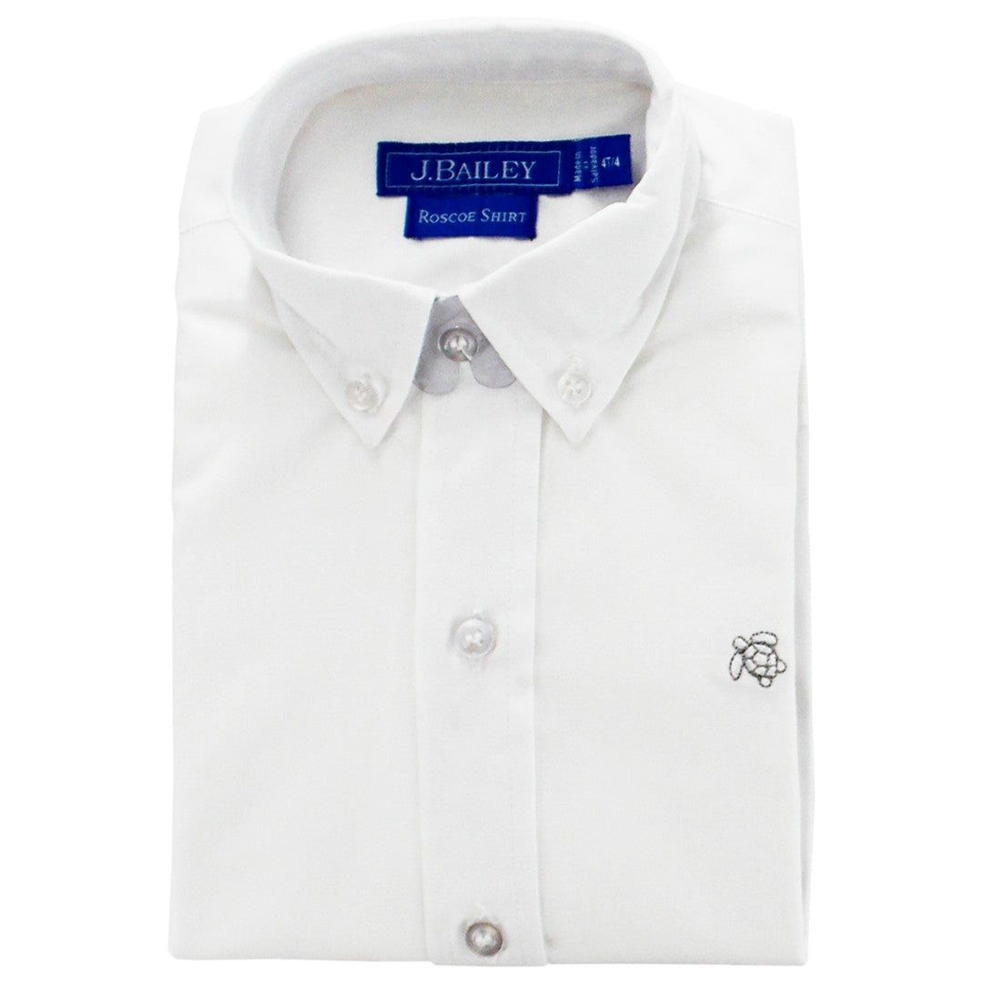 BaIley OXFORD-SHIRT-WHITE