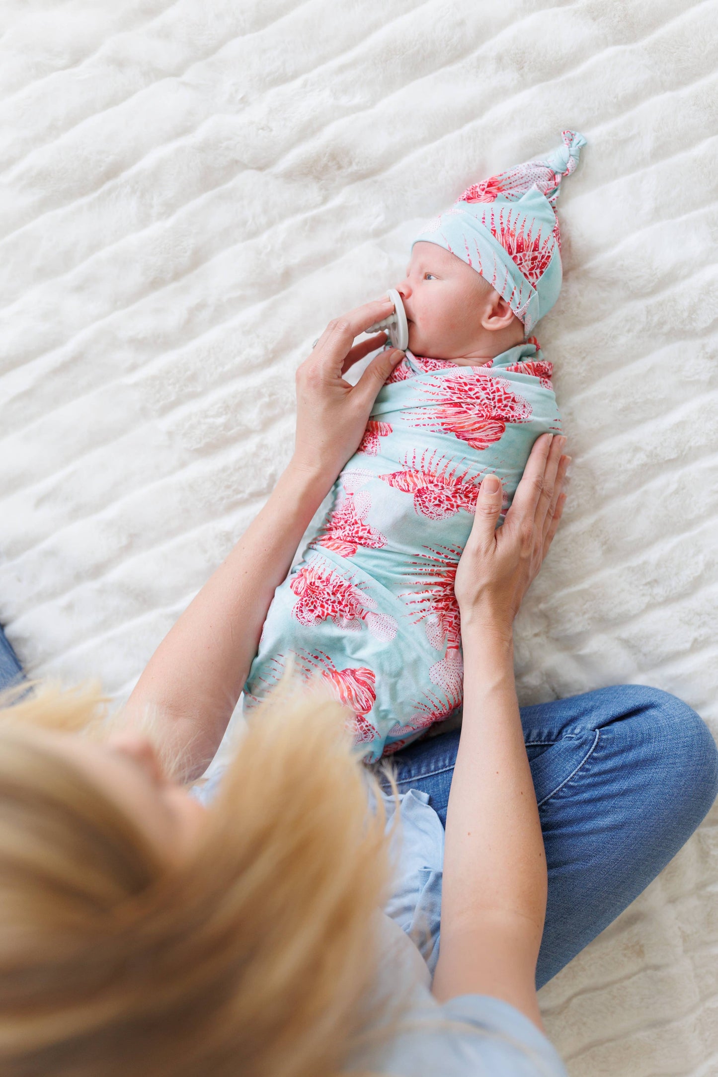 Lionfish Knit Swaddle