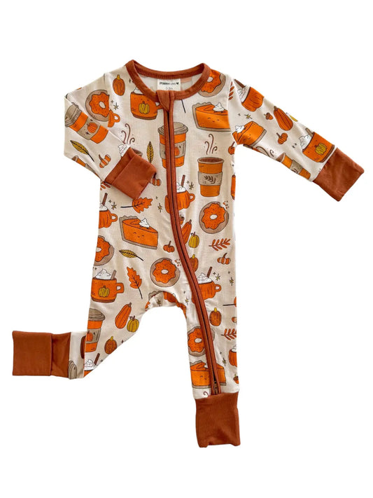 Pumpkin Spice Latte Romper