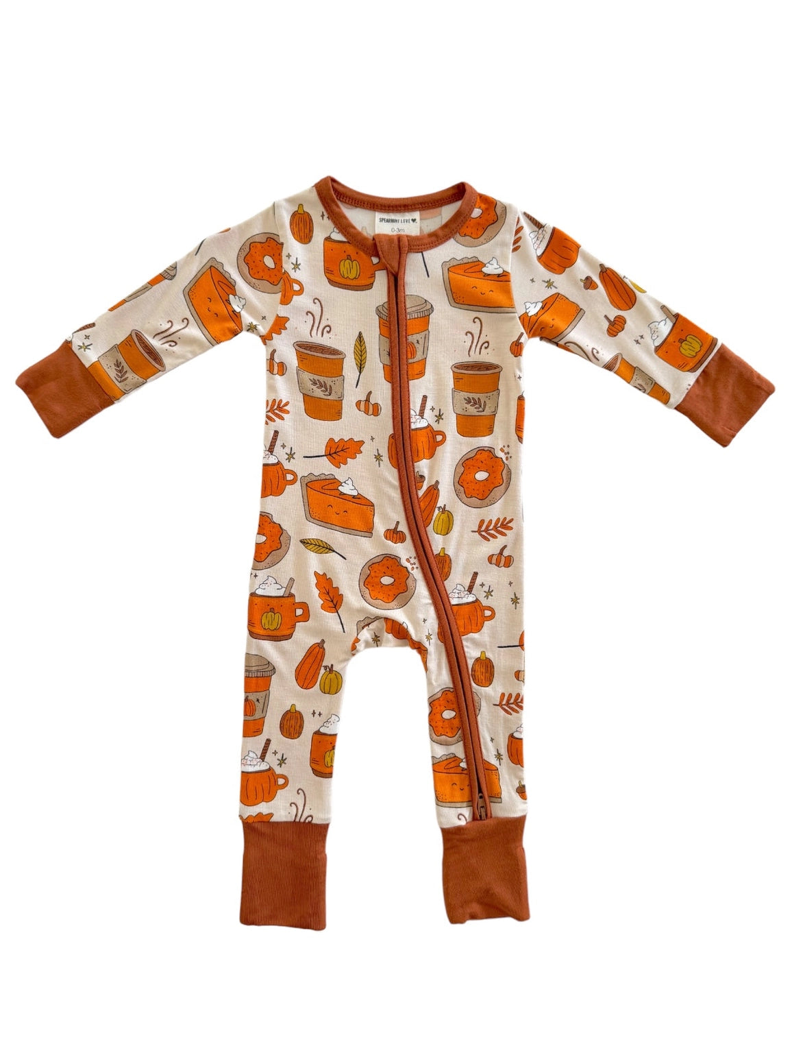 Pumpkin Spice Latte Romper