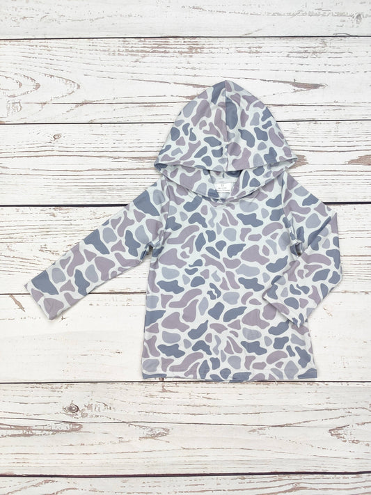 Camouflage Printed Kids Hoodie