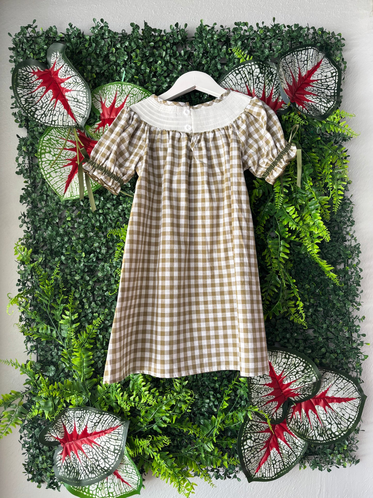 Gingham Gator Dress: 5 Years Old