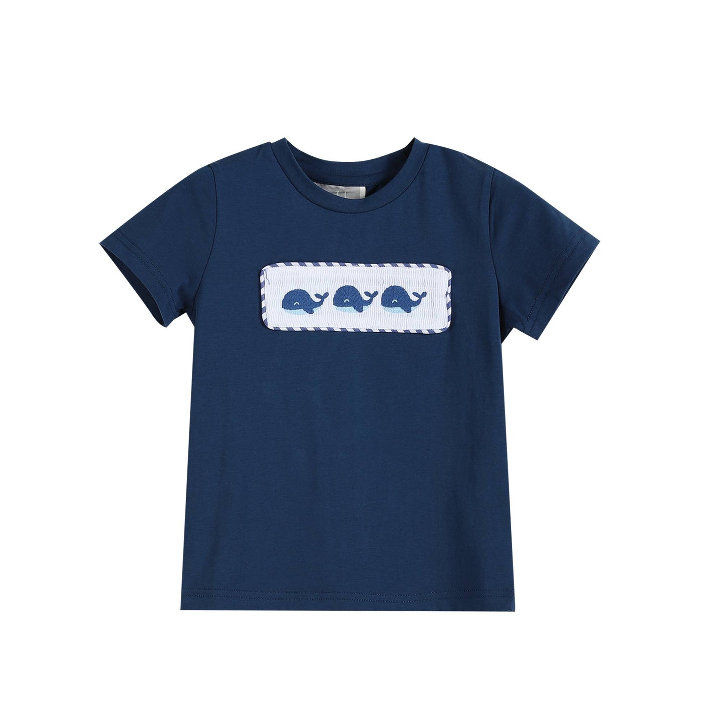 Blue Whale Smocked T-Shirt and Shorts 2pc. Set