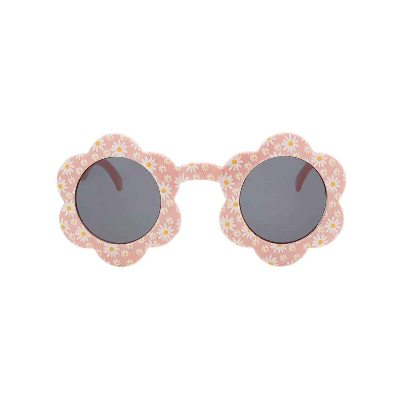 Kids Sunglasses Girls Round with Bucket Hat New Flower Cute