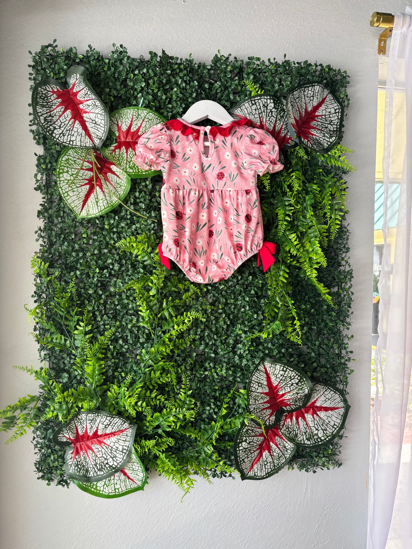 Ladybug Love One-piece: 6 months