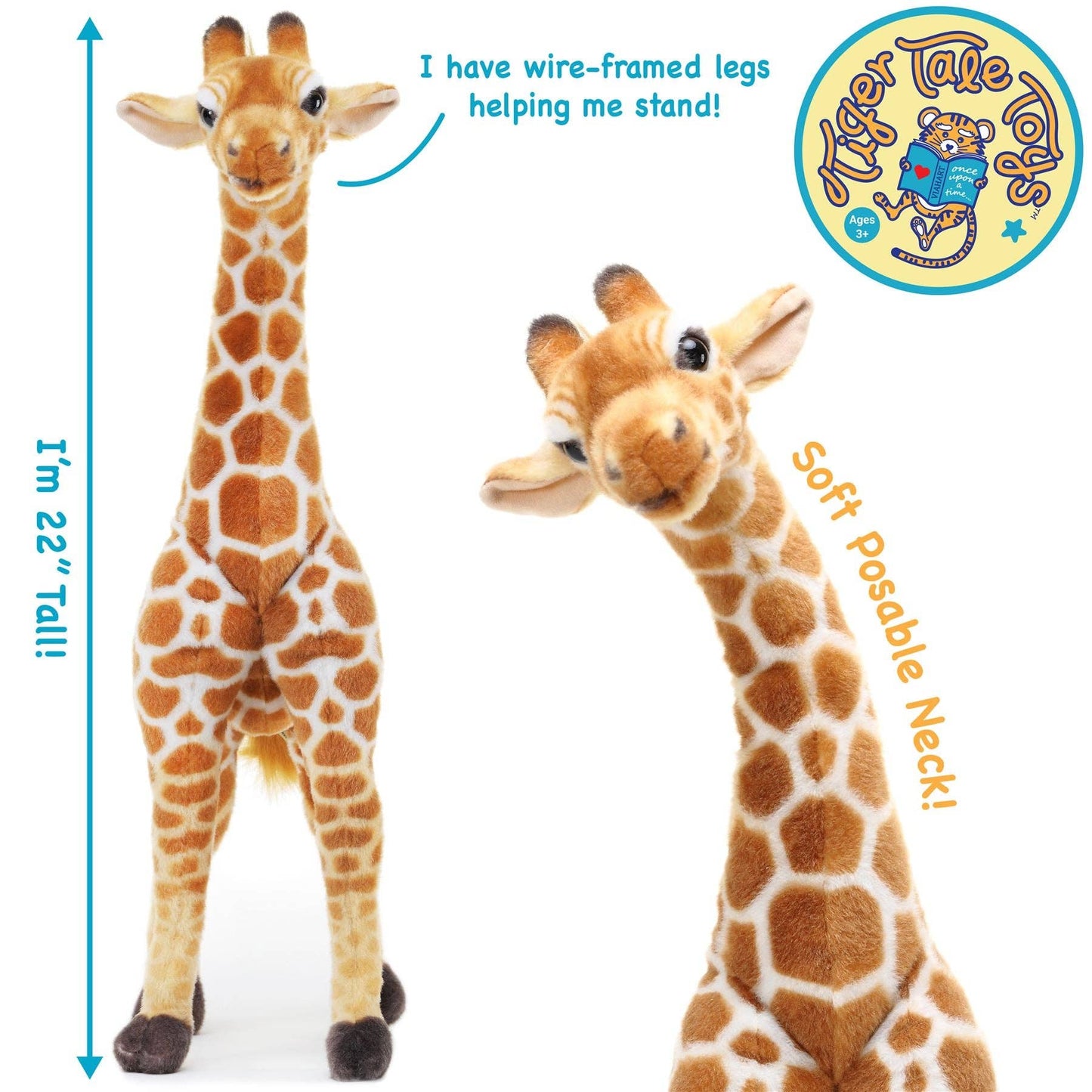 Jocelyn The Giraffe | 22 Inch Stuffed Animal Plush