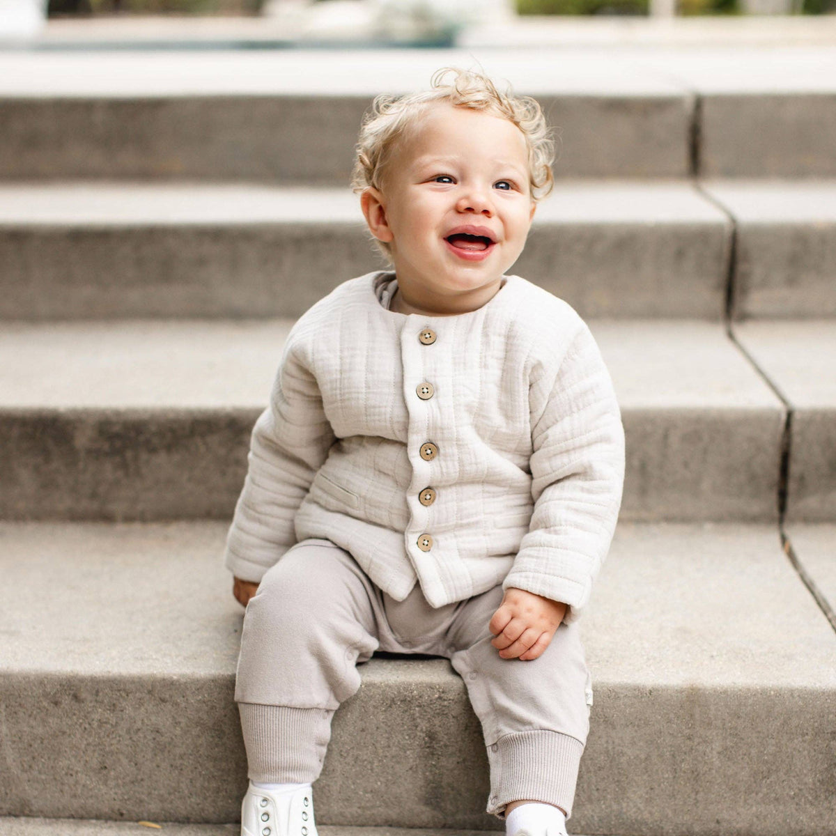 Organic Cotton Quilted Jacket
