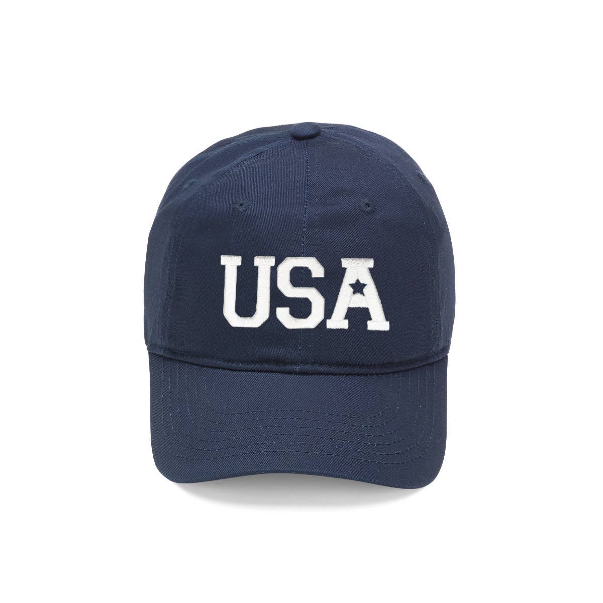 Motif Embroidered Navy Kids' Cap: Crab