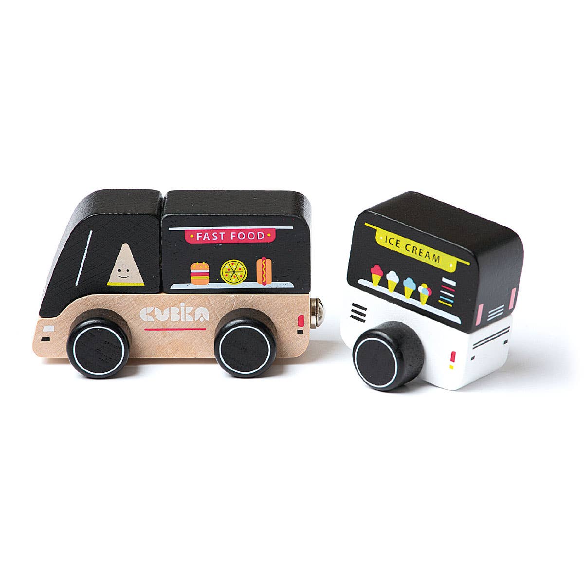 Wooden toy-car " Food truck"