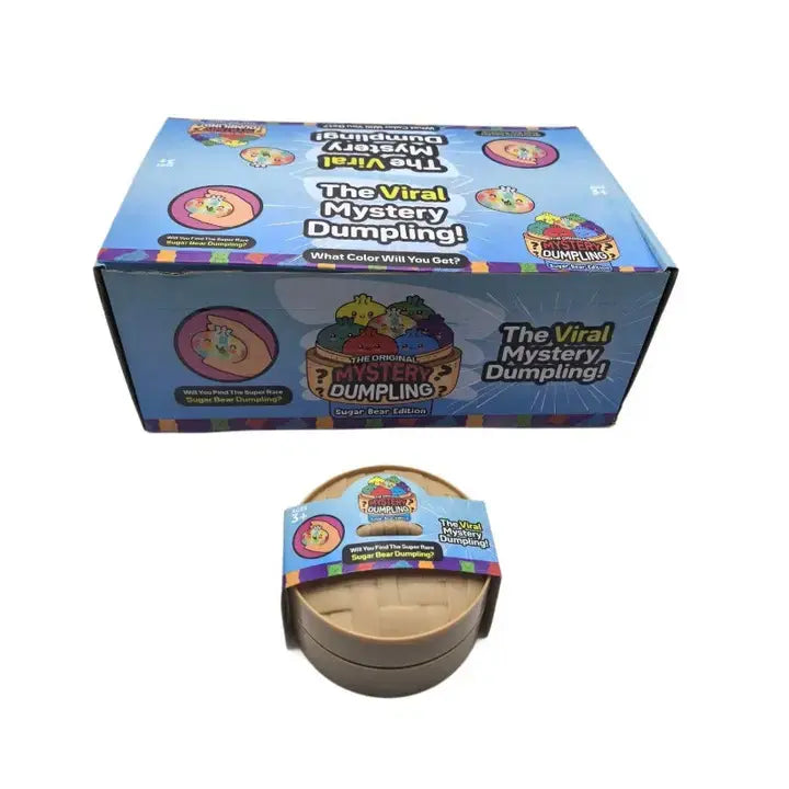 Glitter Dumpling Squishy Quick Rebound Fidget Stress Toy: TPR Dumpling Shape Squishy with Steamer Glitter Clear Shell Emoji Style
