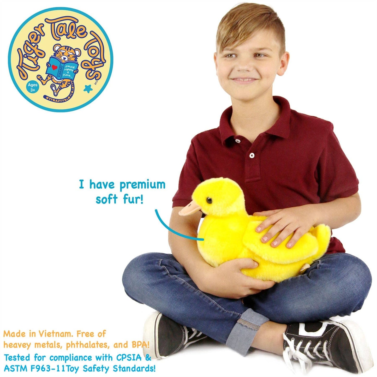 Dani The Duckling | 12 Inch Stuffed Animal Plush