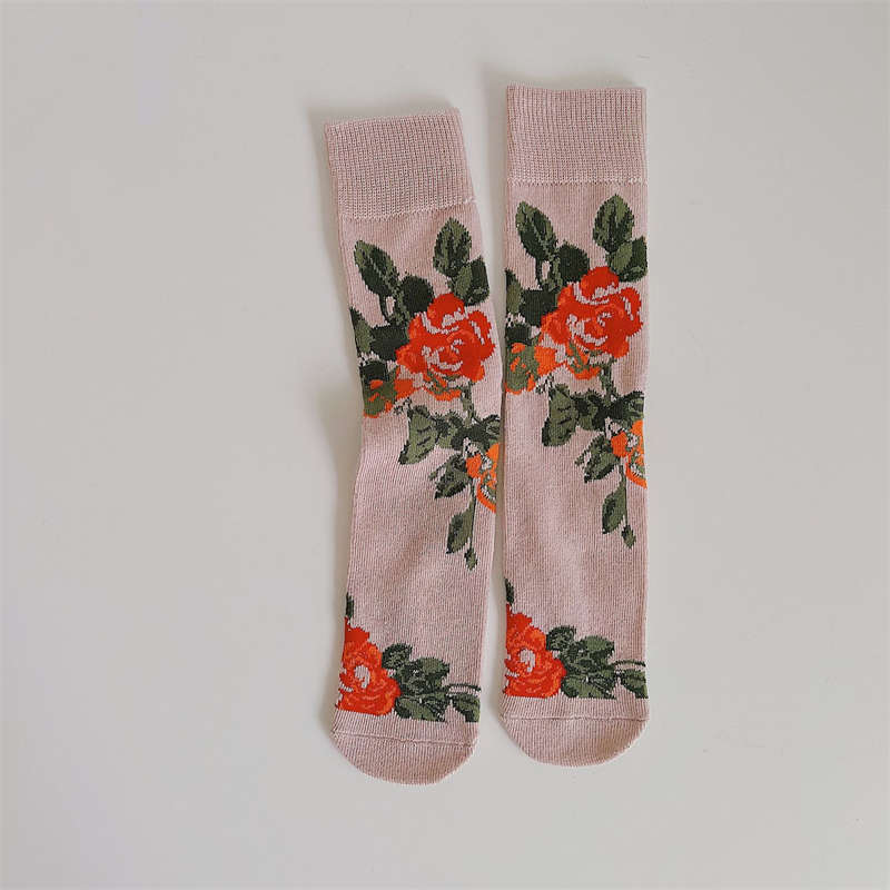 Rose Tide Socks