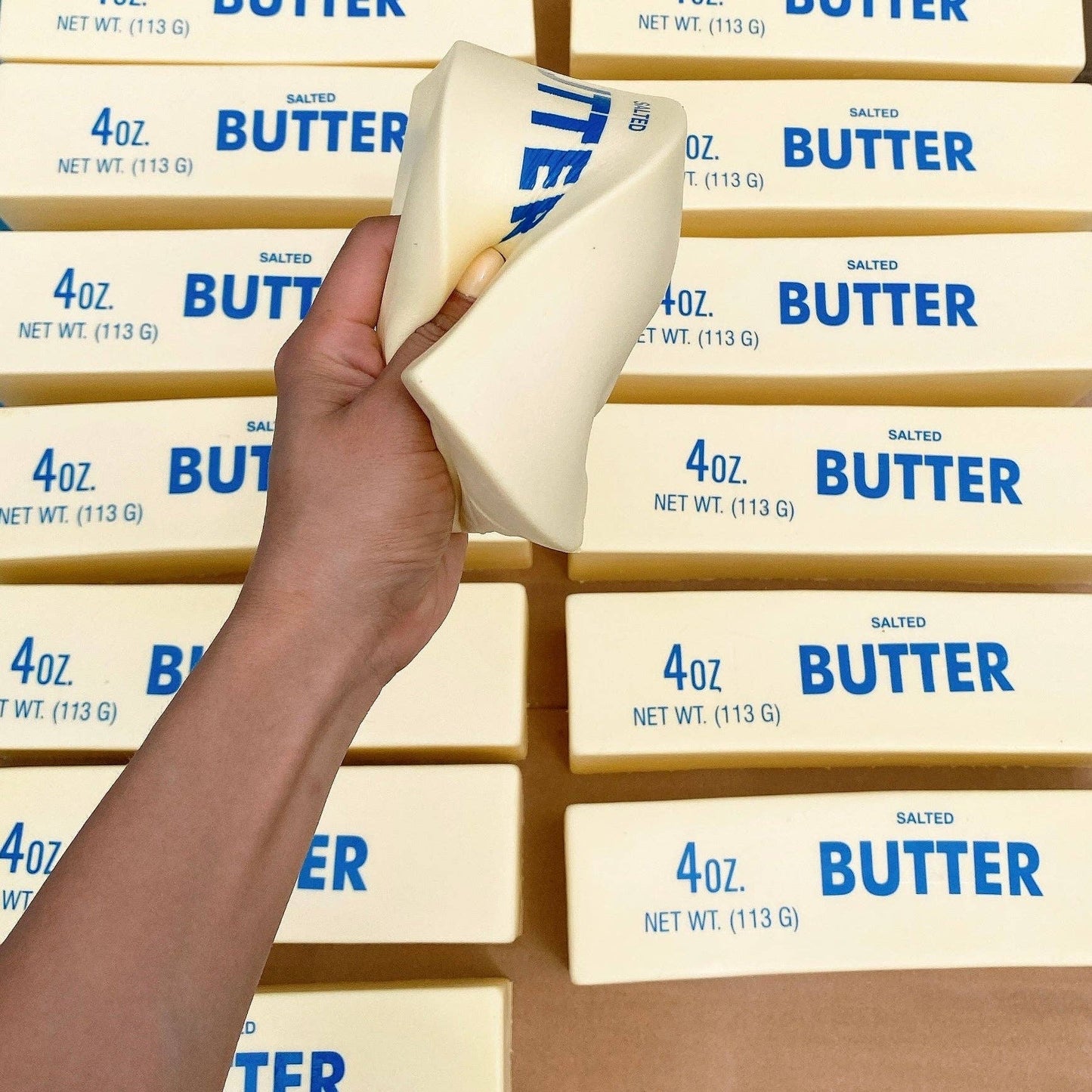 Butter Stick Squishy Slow Rising Stress Relief Toy: Butter Stick Slow Rising Small(13.5cm) / ONE SIZE