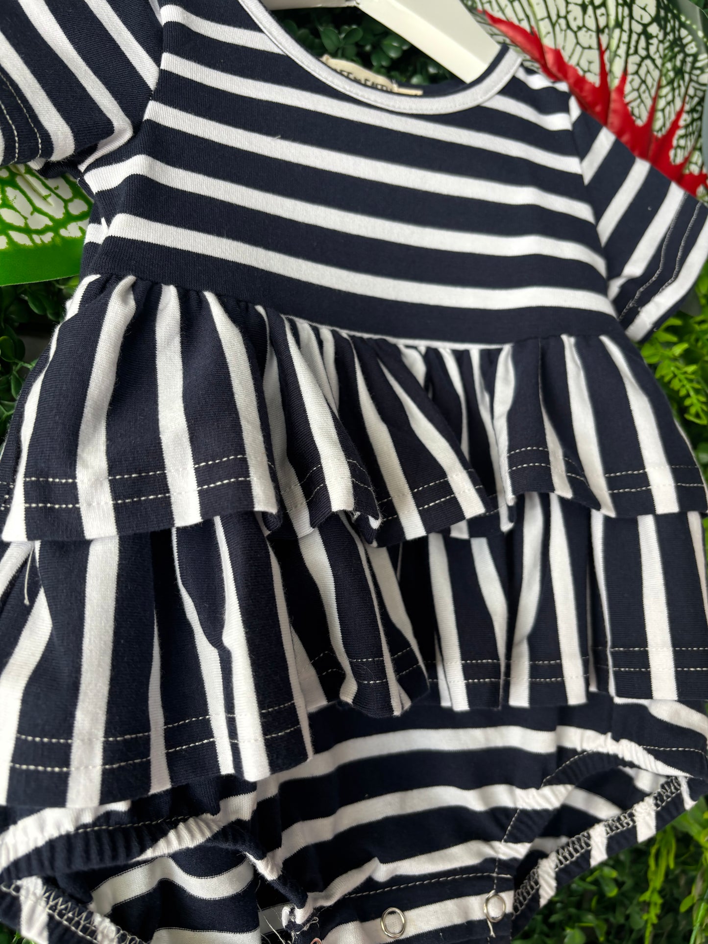 Blue stripes piece: 6 months