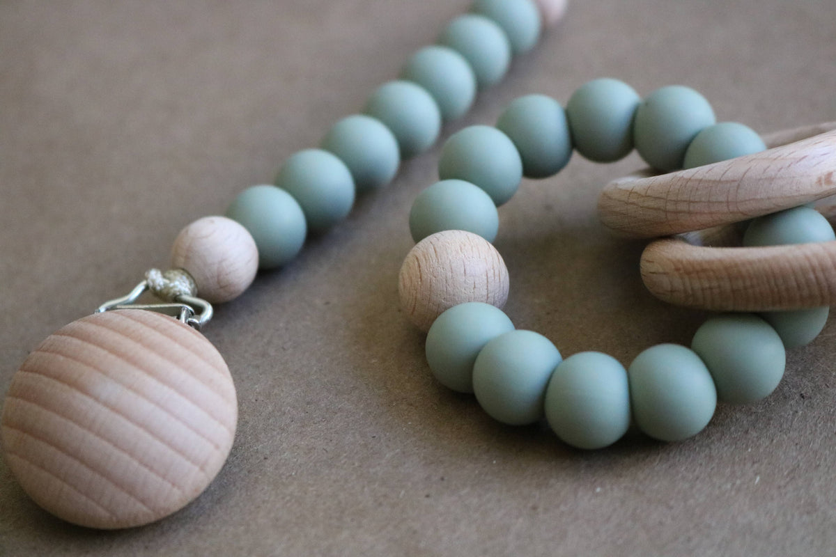 Ring Teether- Sage