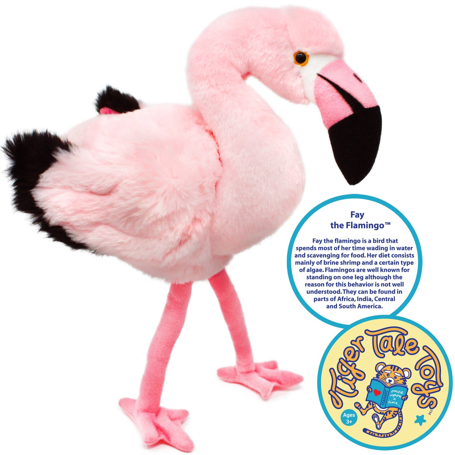 Fay The Flamingo | 13 Inch Stuffed Animal Plush