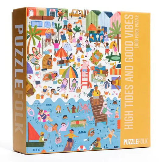 High Tides and Good Vibes 1,000 Piece Beach Puzzle
