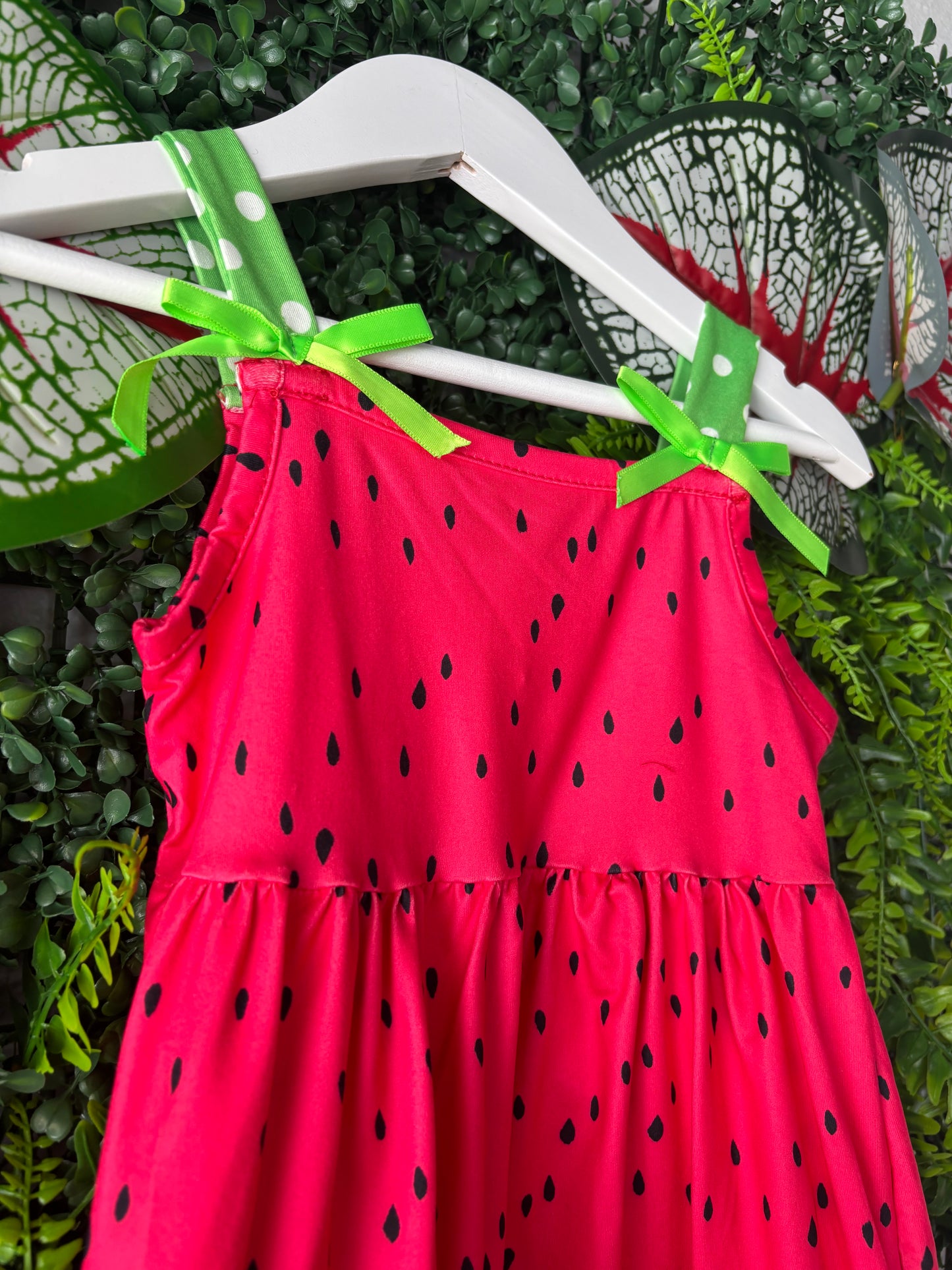Sweet Summer Watermelon dress: 12-18 Months