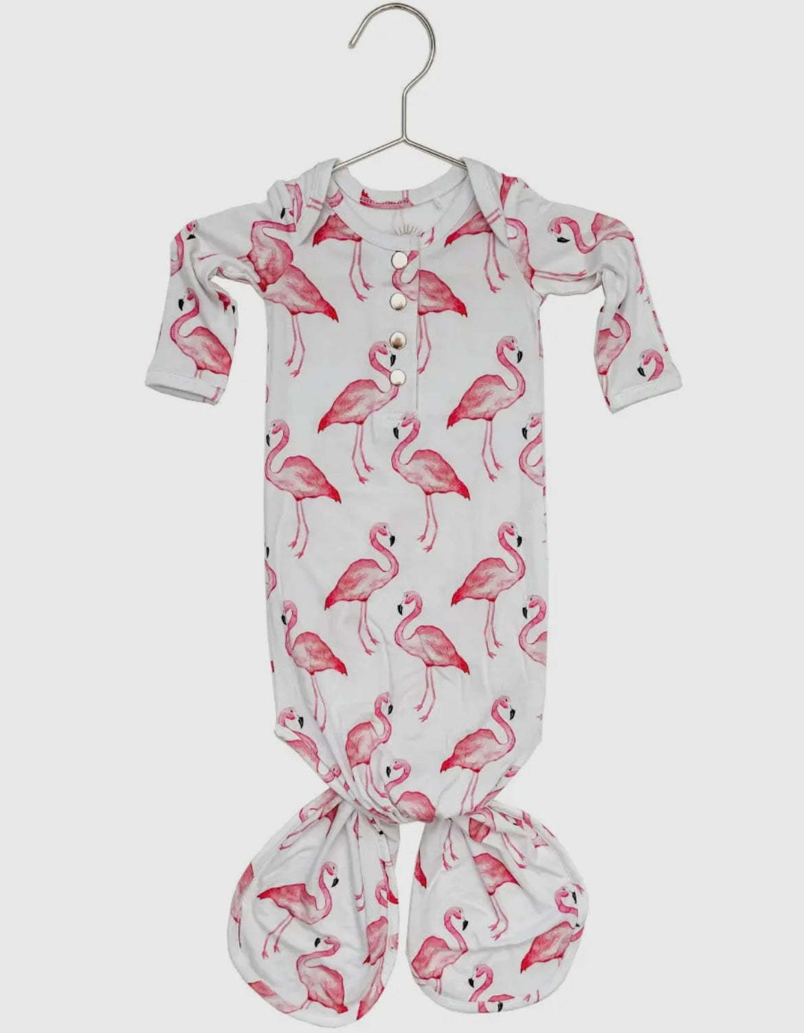 Flamingo Knotted Gown