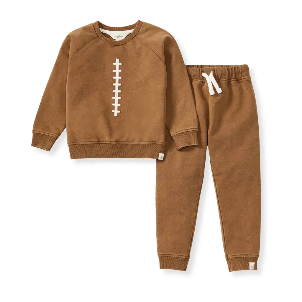 Organic Cotton Football Sweat Set
