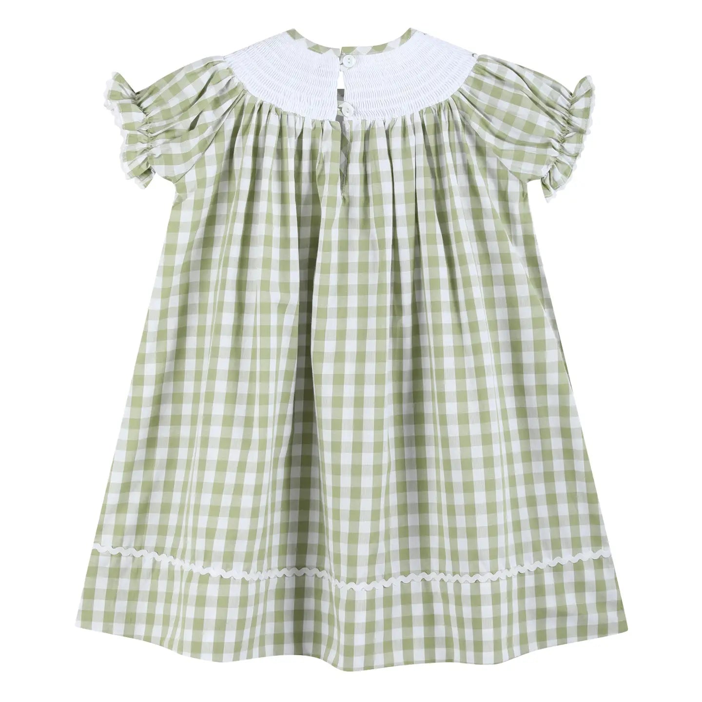 Alligator Smocked Bishop Dress