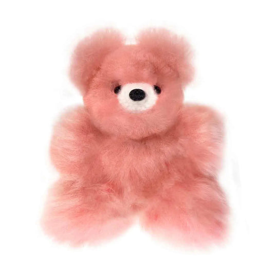 Alpaca Bear 7" Bear Pink