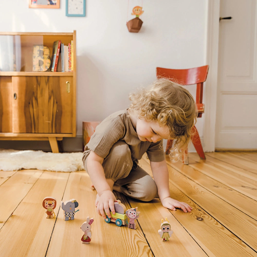 Bababoo and Friends Wooden Play Figures