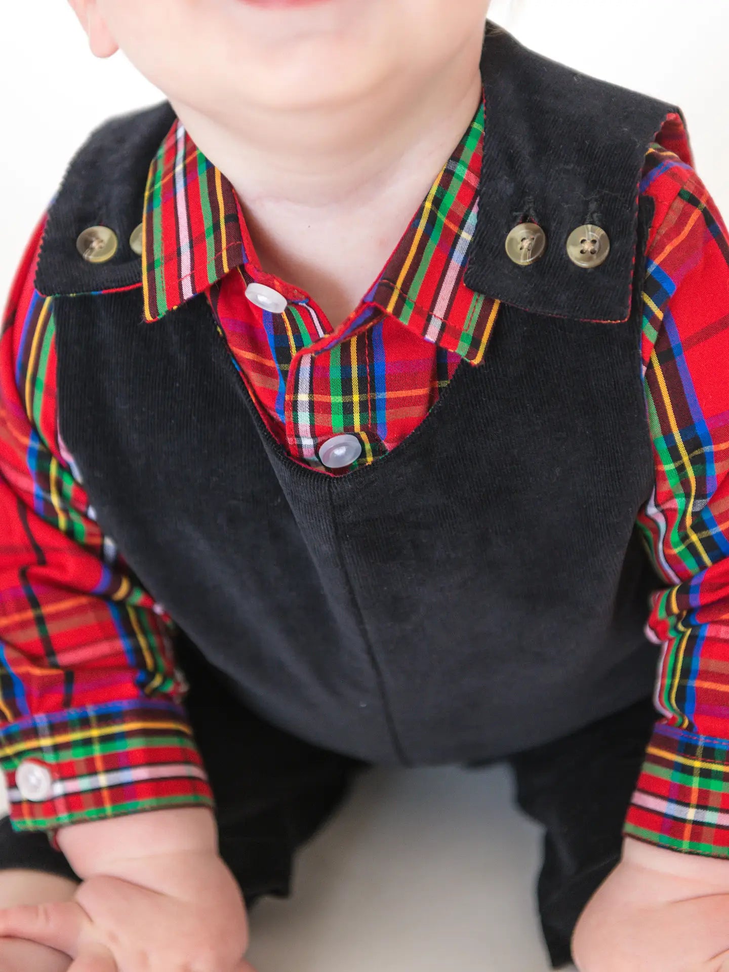 RB Boys Plaid Bodysuit