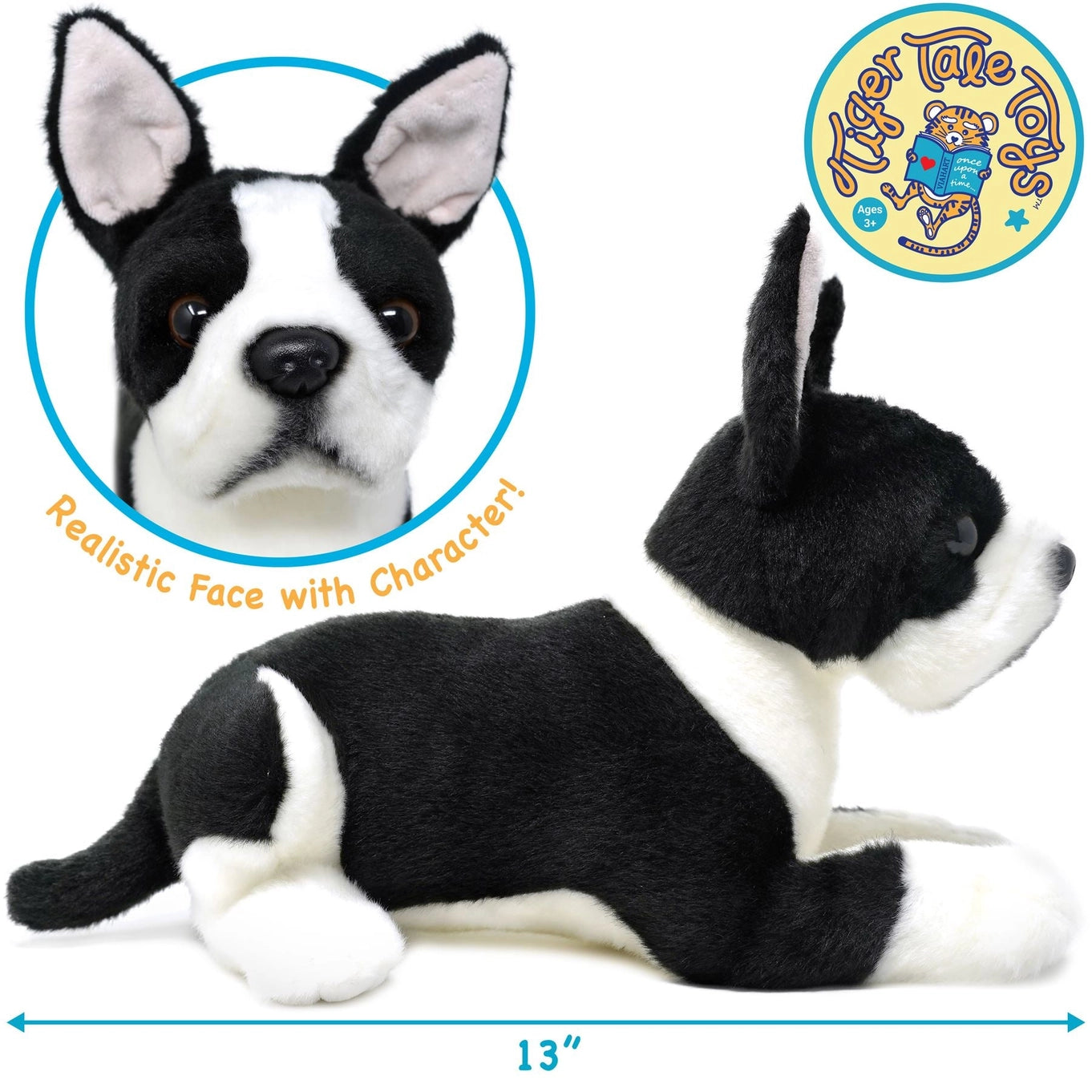 Baxter the Boston Terrier | 8 Inch Stuffed Animal Plush